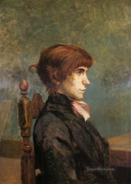  impressionist Oil Painting - Jeanne Wenz post impressionist Henri de Toulouse Lautrec